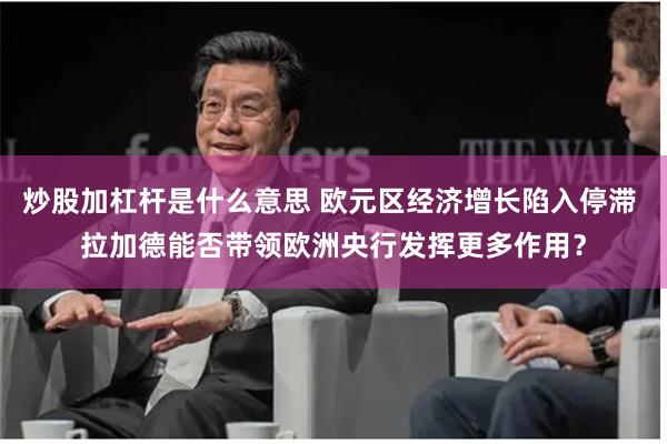 炒股加杠杆是什么意思 欧元区经济增长陷入停滞 拉加德能否带领欧洲央行发挥更多作用？