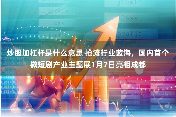 炒股加杠杆是什么意思 抢滩行业蓝海，国内首个微短剧产业主题展1月7日亮相成都